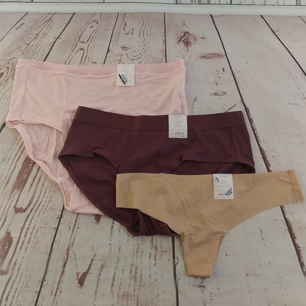 Auden Panties Size S (4-6) 3 Count